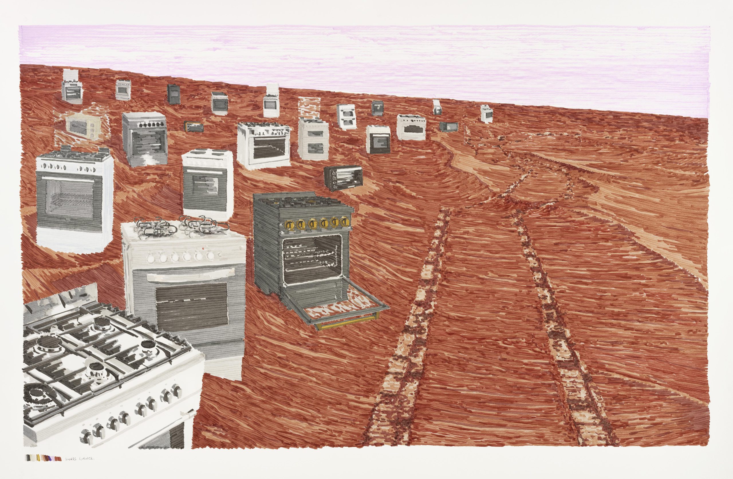 Residence on Mars (Ovens Installation 2)