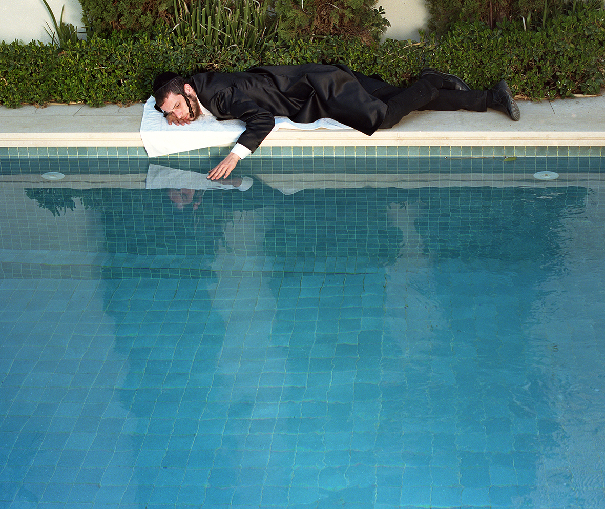 A Guy by the Pool