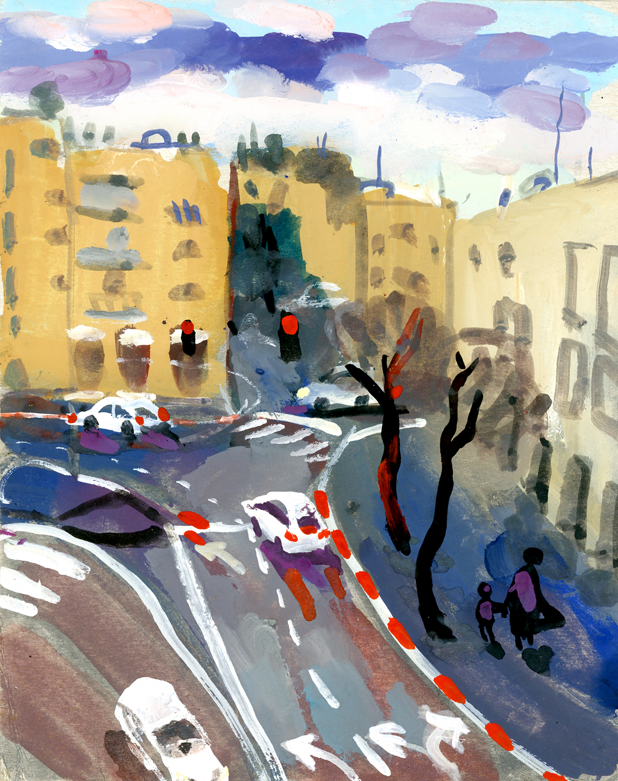 Rainy Day in Jerusalem