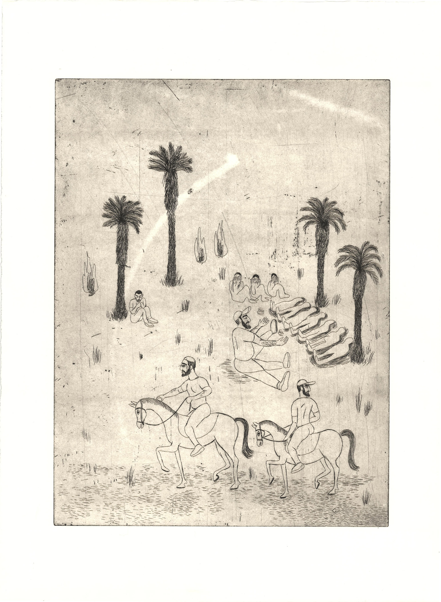 Lamenters, Horses and Palms – from the series Terra Nostra