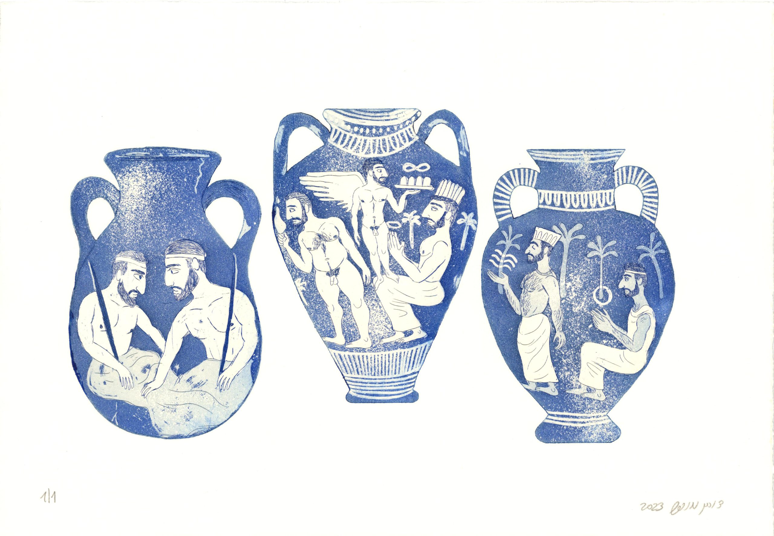 Vases n. 2 in Blue