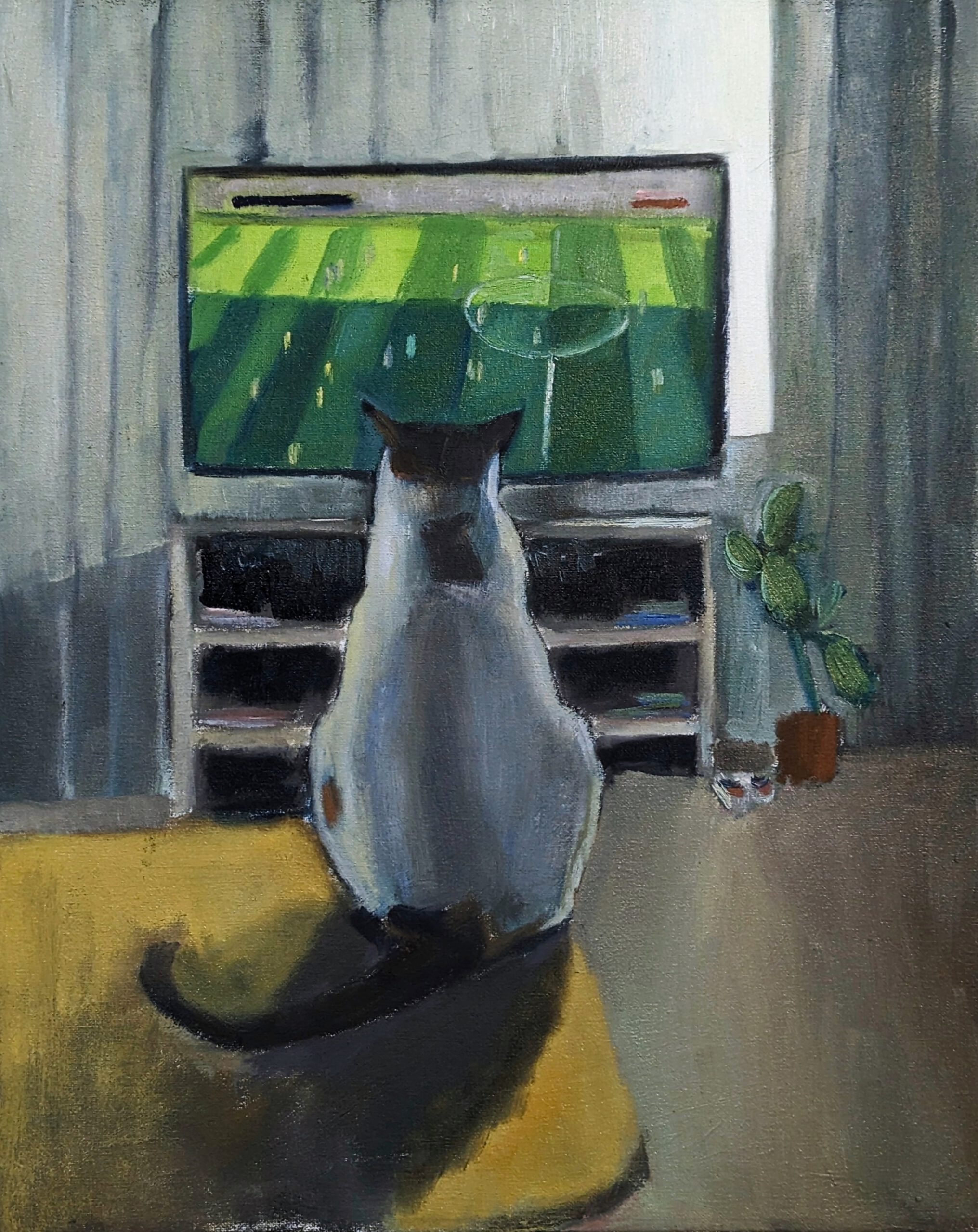 Lori Watches Soccer