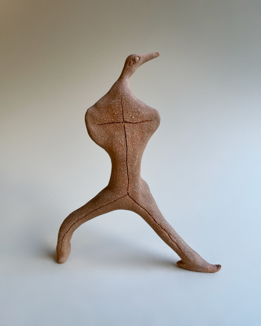 A Human- Bird Figurine