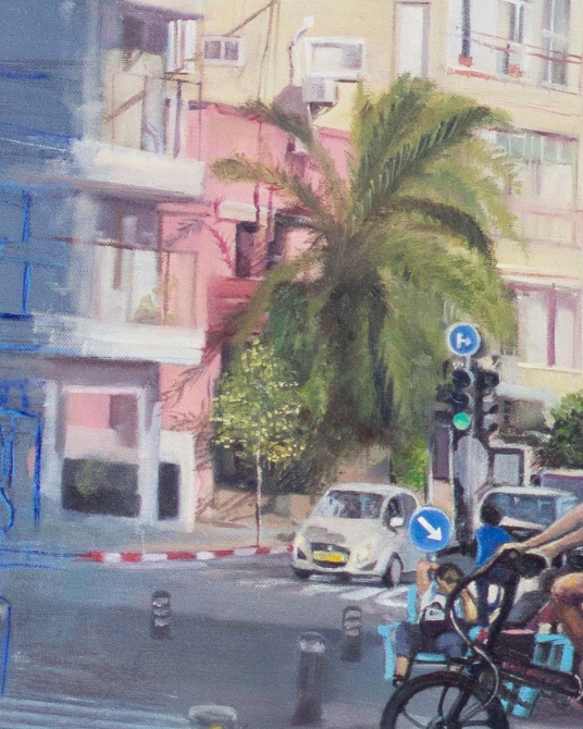 עם אופניים בתל אביב