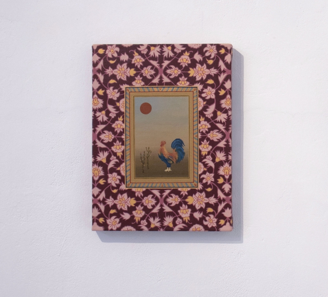 (Untitled (Framed Rooster
