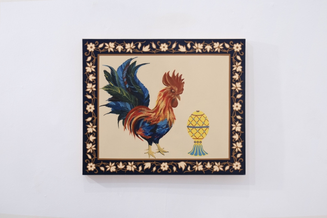 Faberge Egg and The Rooster