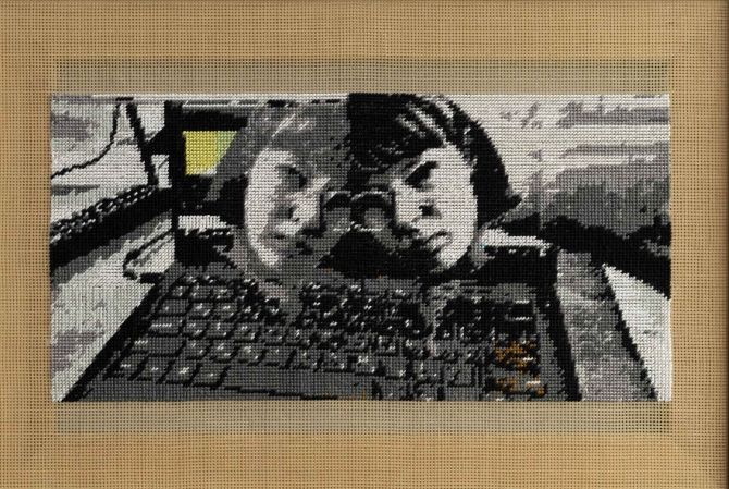 Self Portrait with a Computer