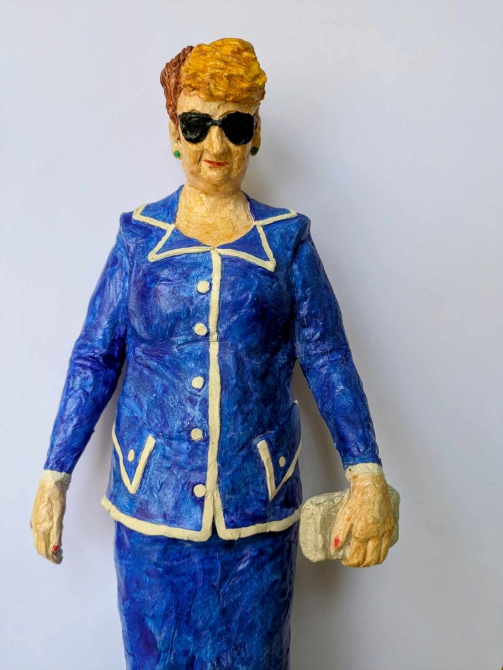 Woman in Blue