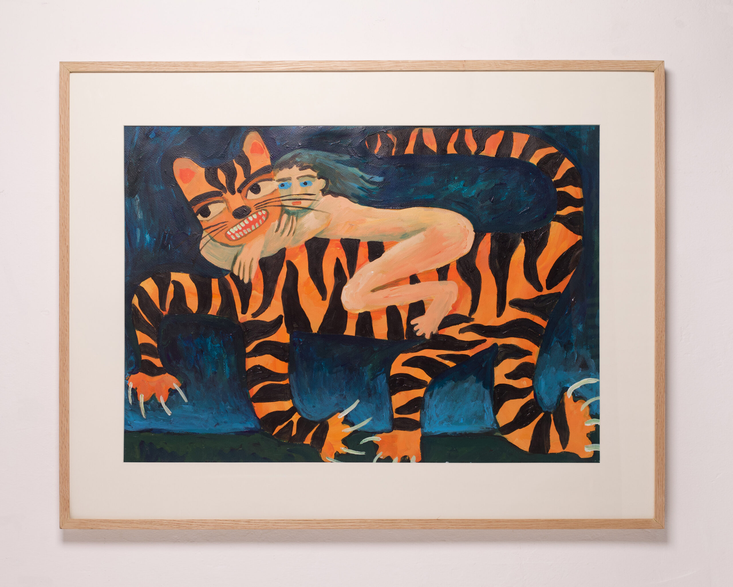 Woman and Tiger