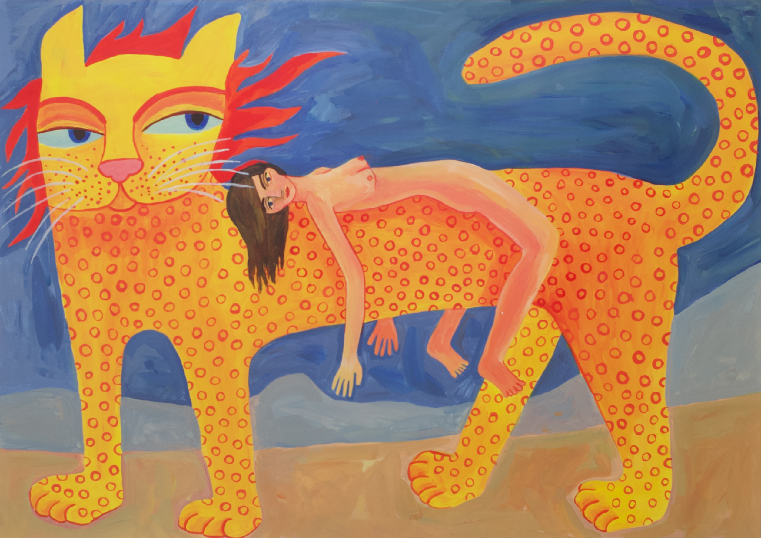 Women on a Tiger