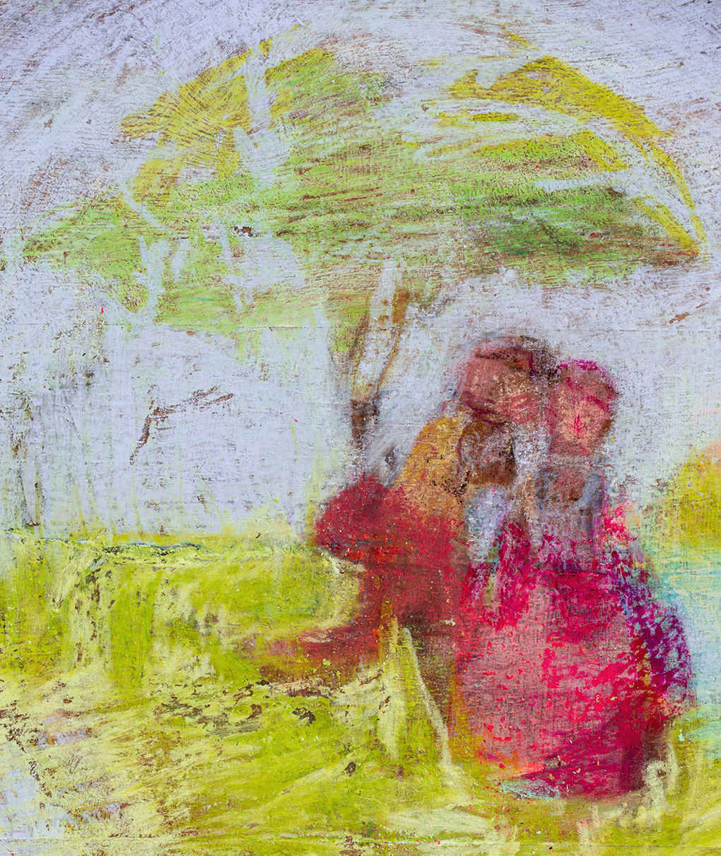 על שפת הנהר. חורף