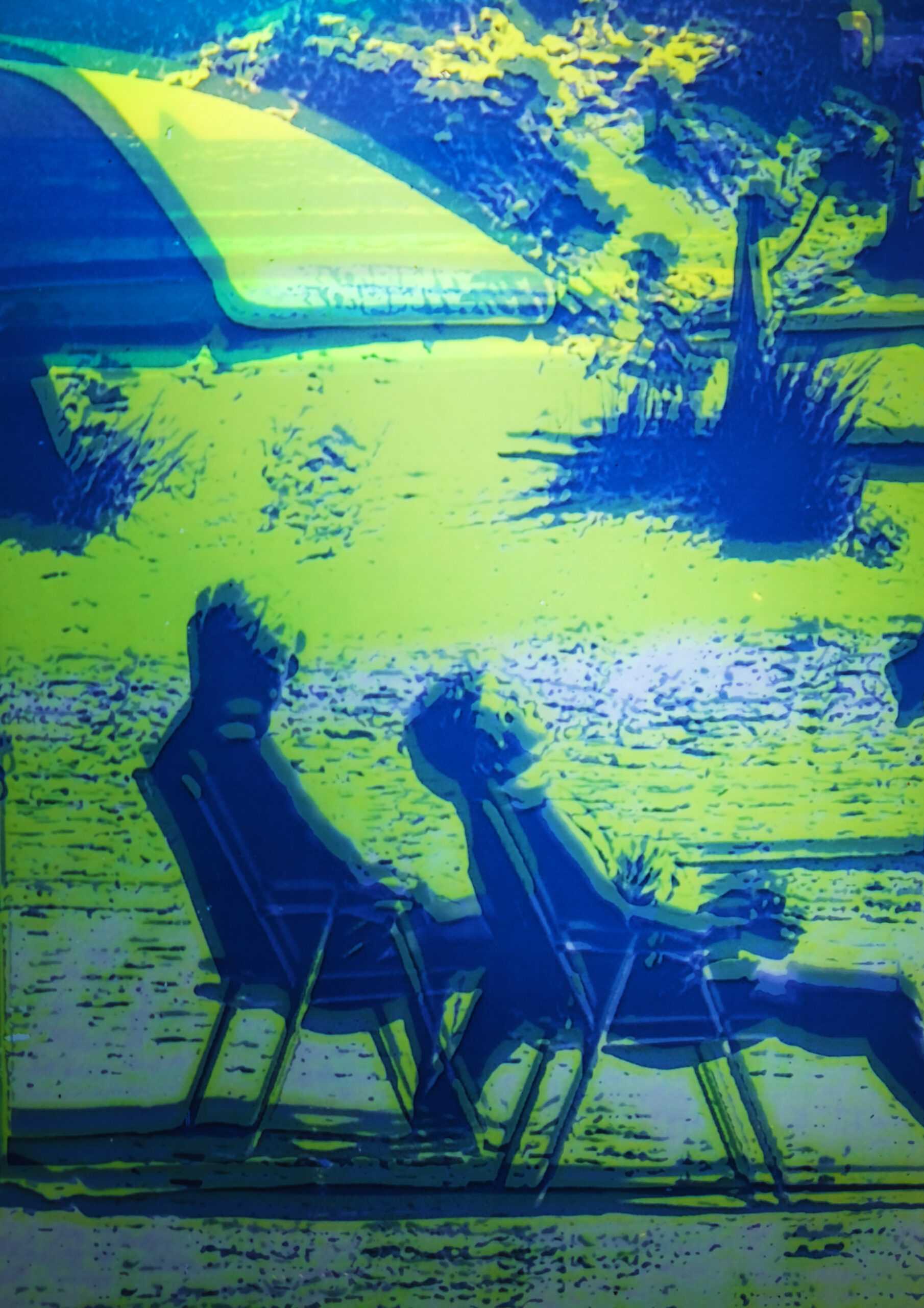 Sunbathers in Green